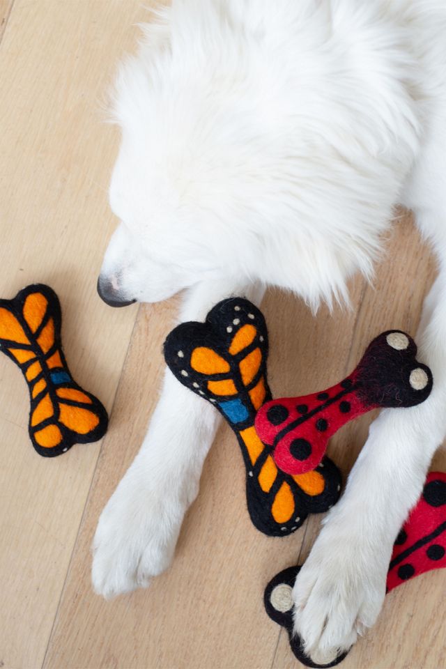 MODERNBEAST Butterfly Woolbone Dog Toy #4