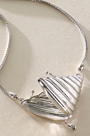 Женское колье Free People Calista Pendant, цвет: Серебряный — фото 3