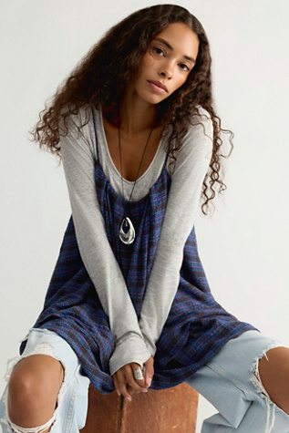 Alisha Plaid Tunic