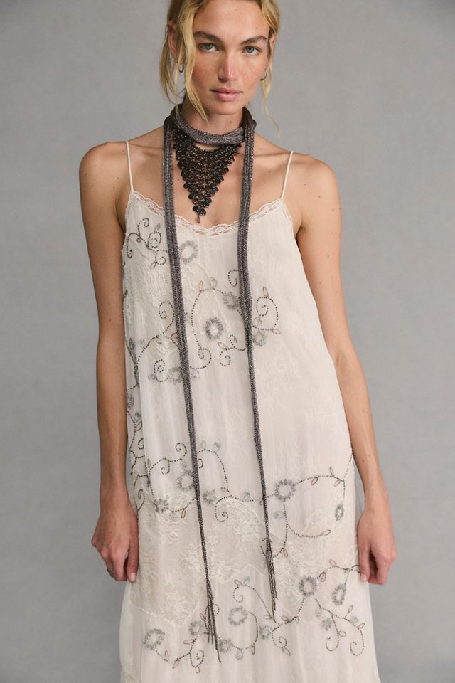 Drippy Sequin Scarf #3