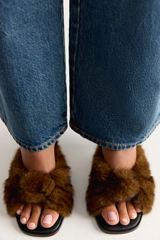 Luisa Faux Fur Heels