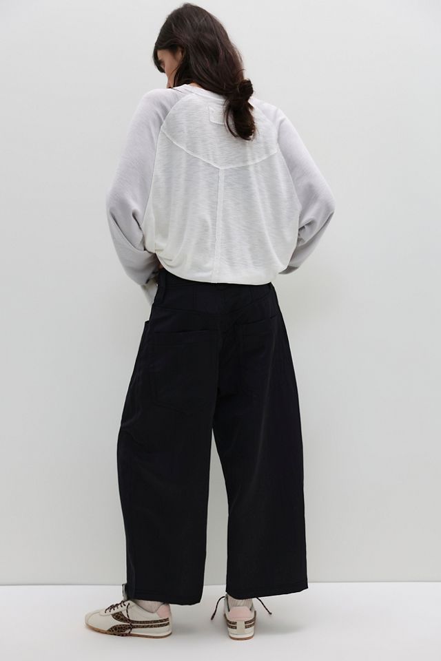 Satin Boyfriend Trousers #1