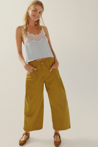 Satin Boyfriend Trousers