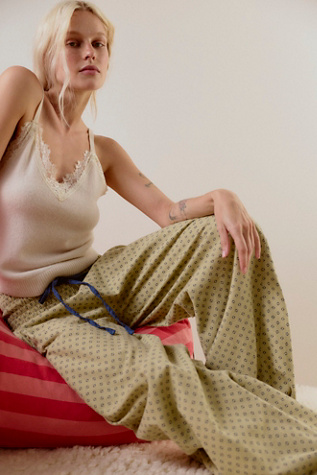Late Checkout Flannel Barrel PJ Pants