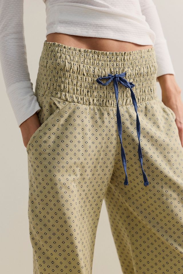 Pantalon de pyjama en flanelle à jambe ample Late Checkout #2