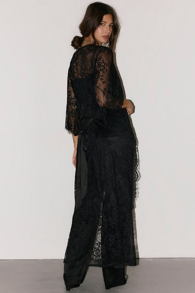 Kilo Brava Eyelash Lace Maxi Robe #1