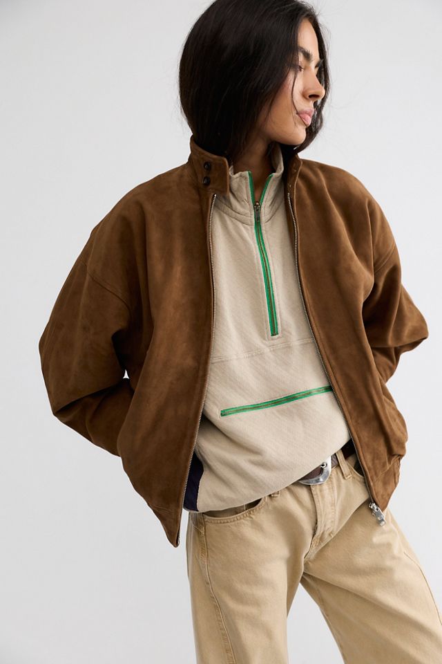 AGOLDE Blair Suede Jacket #2