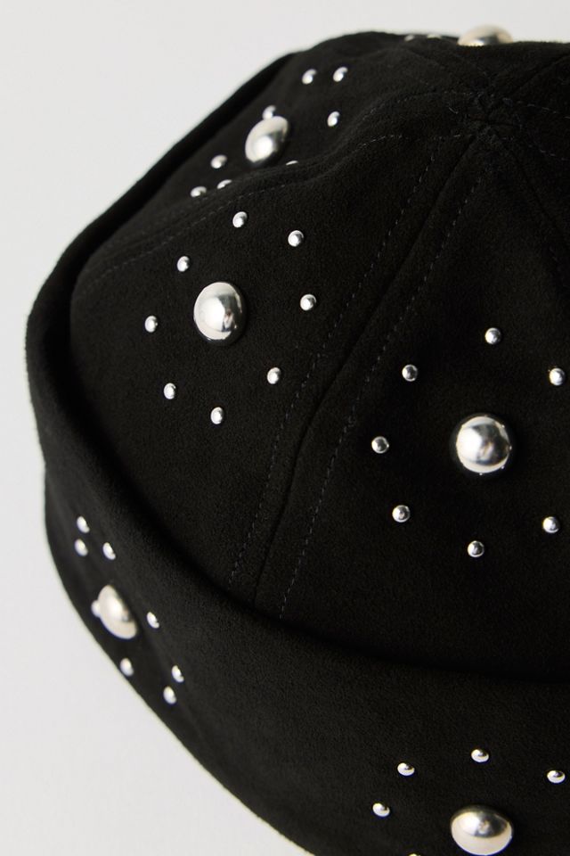 Sloane Suede Sailor Hat #3