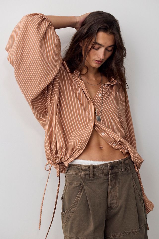 We The Free In My Bubble Button Down Top #1