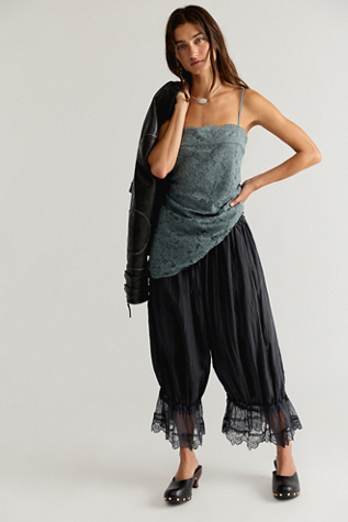 Женское платье Free People Lace Take Me With You Mini, цвет: Бирюзовый — фото 4