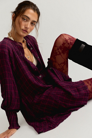 Backroads Plaid Mini Dress