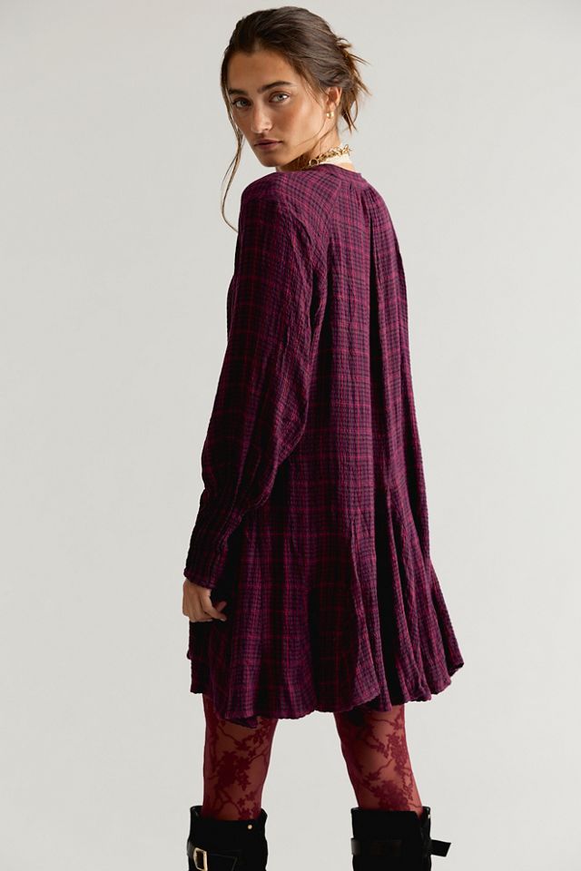 Backroads Plaid Mini Dress #1