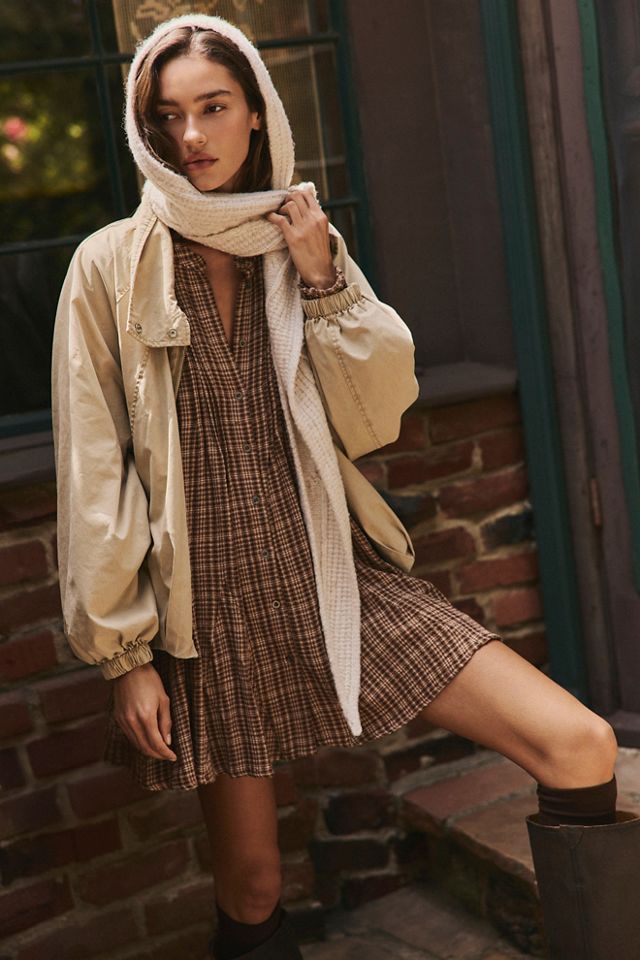 Backroads Plaid Mini Dress #4