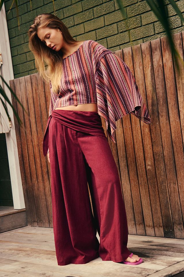 Sandshell Linen Priya Sarong Pants #4