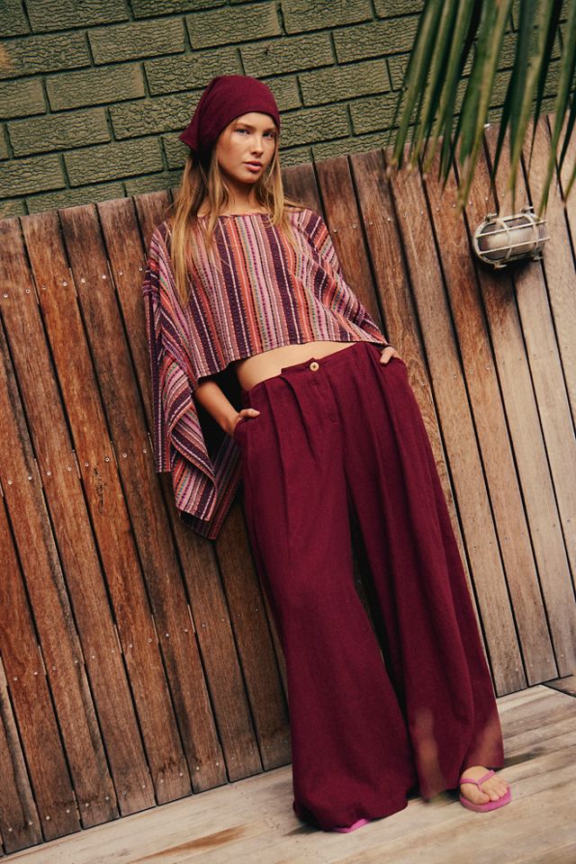 Sandshell Linen Priya Sarong Pants #2
