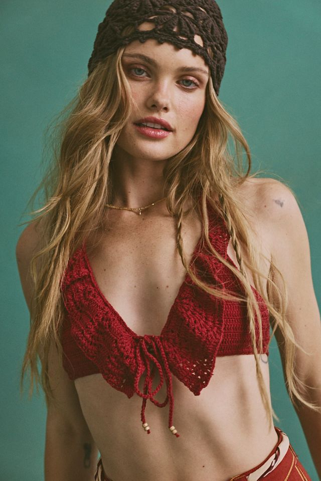 Matthew Williamson x Free People Jovie Crochet Bikini Top #1