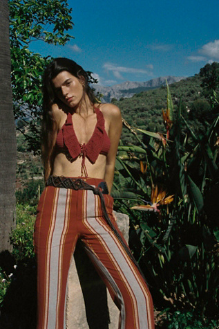 Matthew Williamson x Free People Jovie Crochet Bikini Top at Free People in Red, Size: M