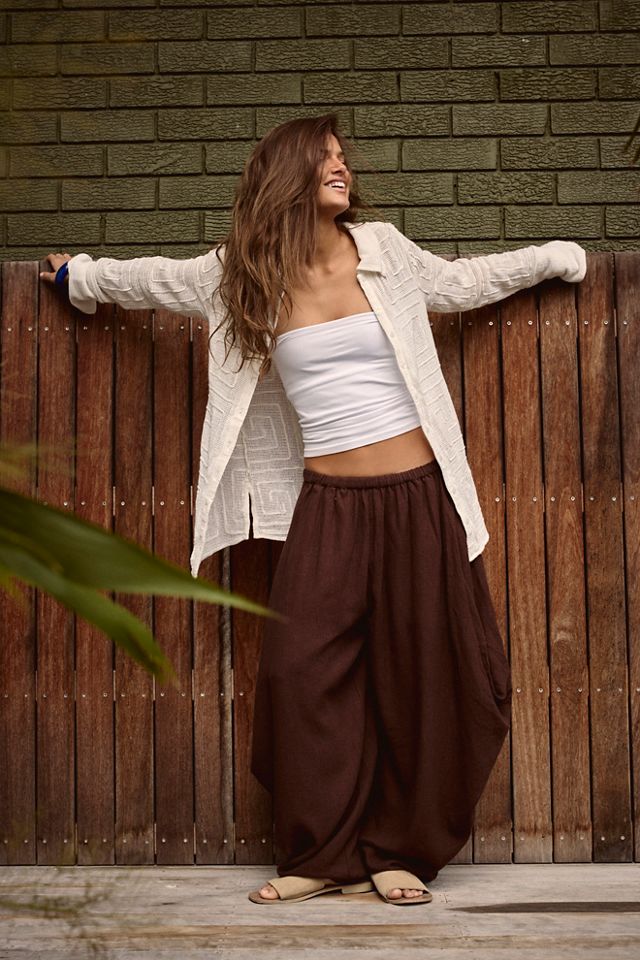 Sandshell Linen Carlie Pants #3