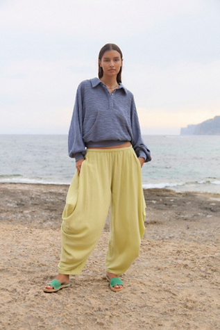 Sandshell Linen Carlie Pants