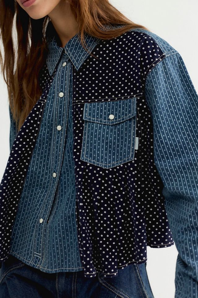 We The Free Kyoto Printed Button Down Top #3