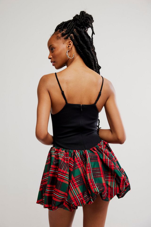 Tinsel Kiss Plaid Mini Dress #1