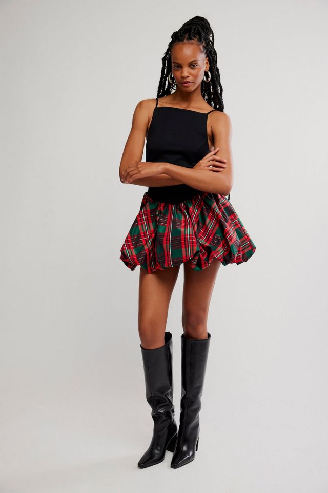 Tinsel Kiss Plaid Mini Dress #3