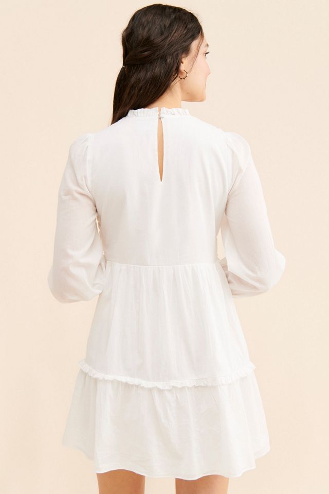 Saylor Felice Crochet Mini Dress #1