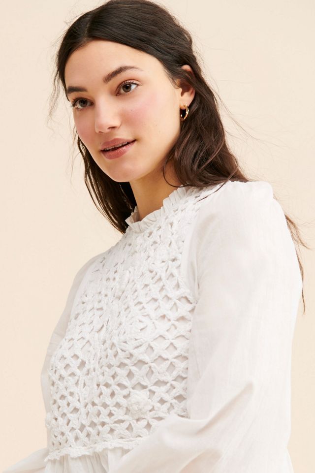 Saylor Felice Crochet Mini Dress #2
