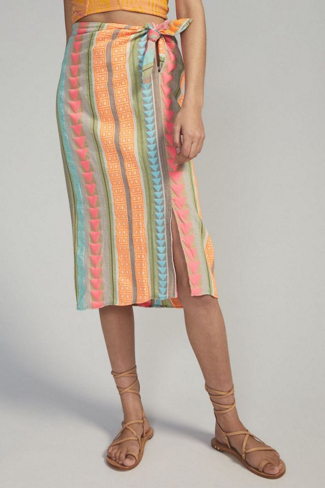 Devotion Knot-Front Midi Skirt #3