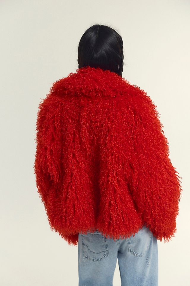 Cherry Bomb Faux Fur Jacket #2