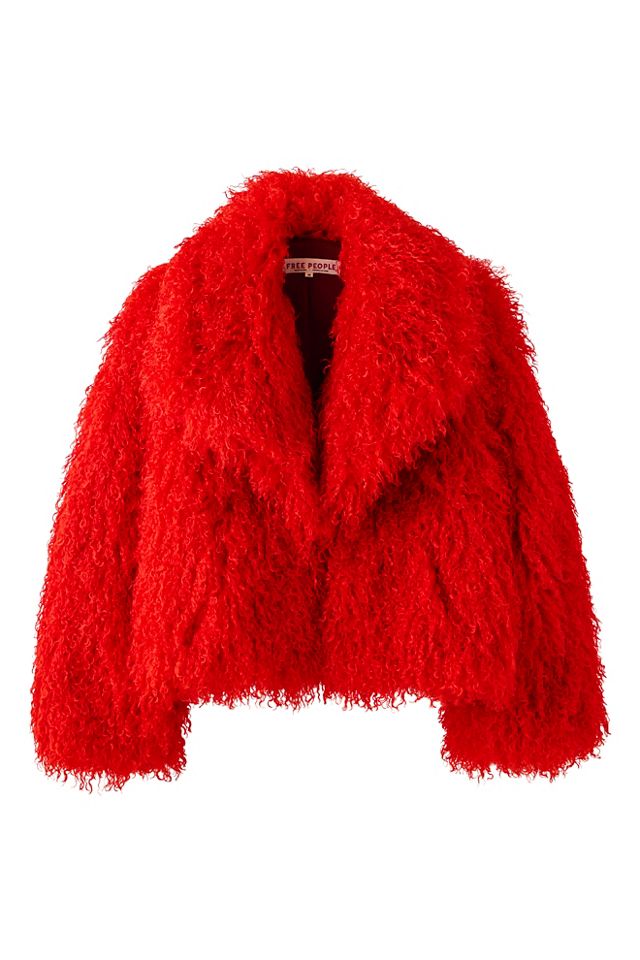 Cherry Bomb Faux Fur Jacket #5