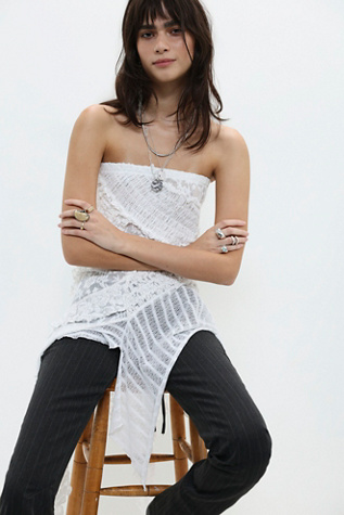 Женский топ Free People Kelsey Tube Top, цвет: Слоновая кость — фото 2