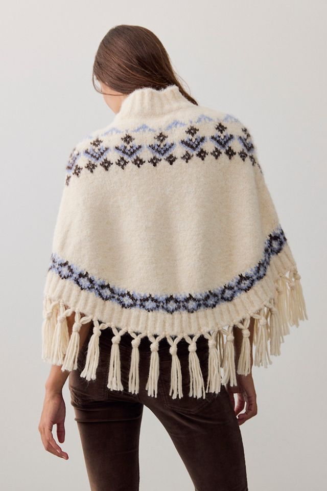 Emma Printed Poncho #1