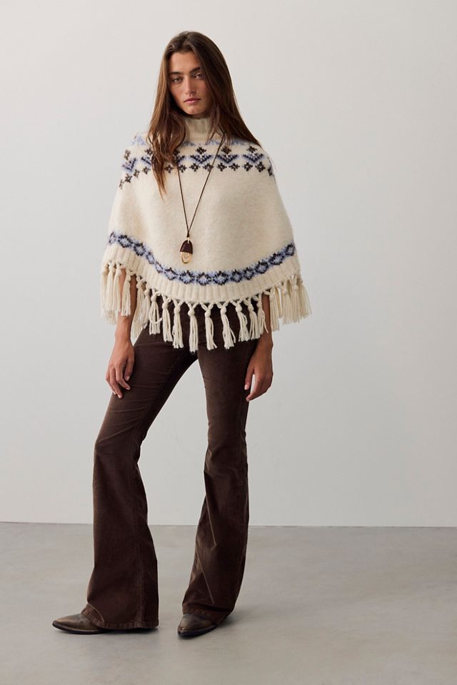 Emma Printed Poncho #2