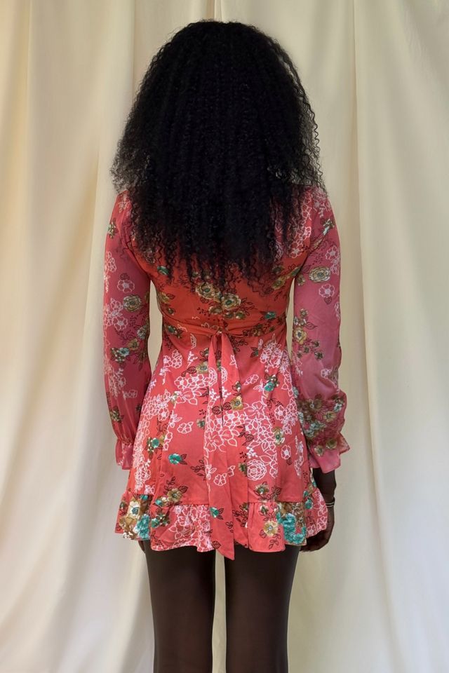 Vintage 1970's Floral Mini Dress Selected By Afterlife Boutique #2