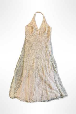Y2K Fairy Beaded Lace Halter Dress Selected By Ritual Vintage