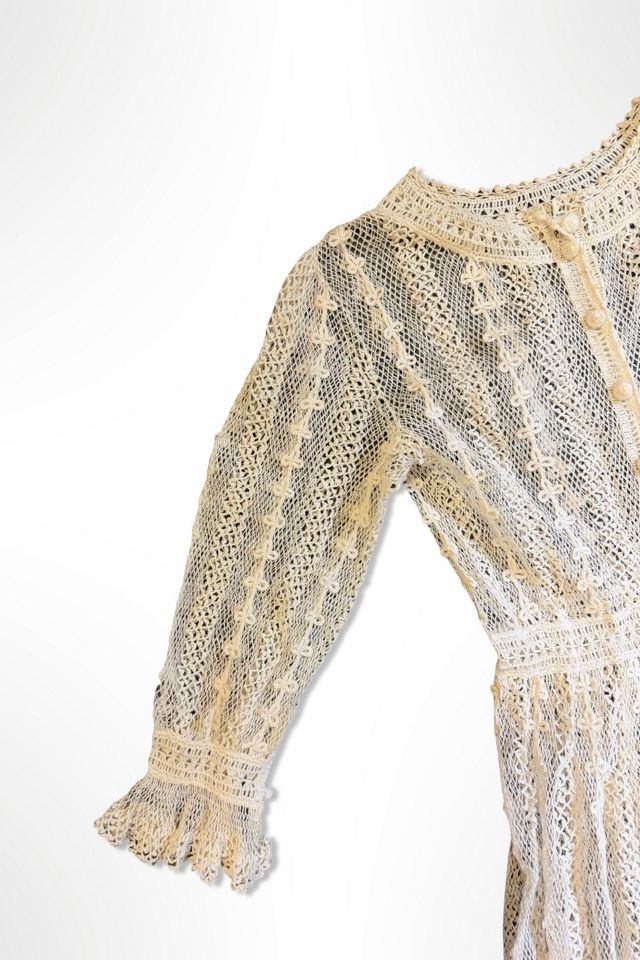 1970s Hand Crochet Victorian Prairie Dress Selected By Ritual Vintage #2