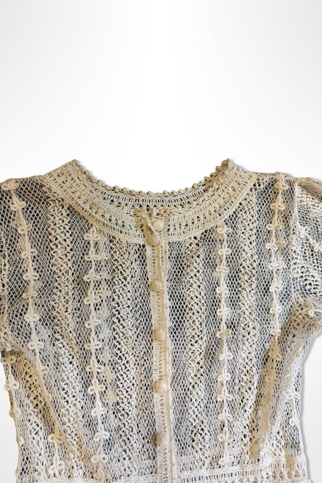 1970s Hand Crochet Victorian Prairie Dress Selected By Ritual Vintage #3