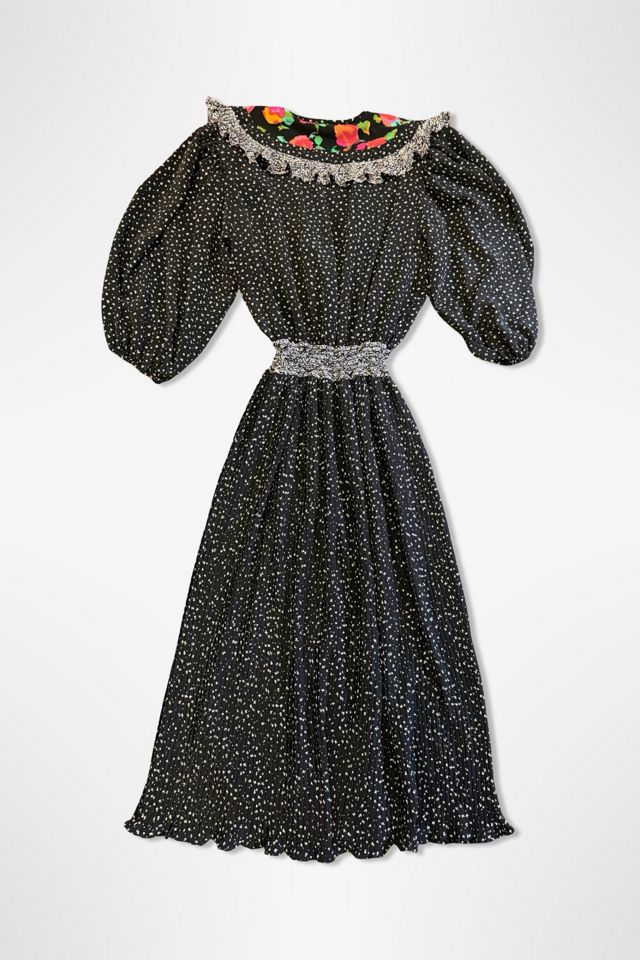 1980s Susan Fres Prairie Inspired Midi Dress Selected By Ritual Vintage #1