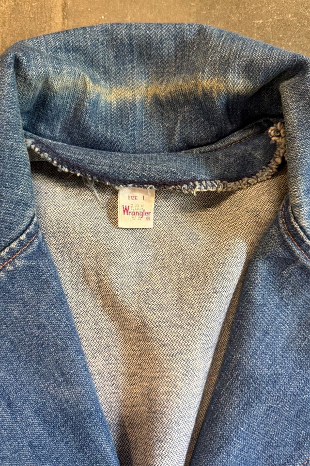 1970s Wrangler Western Denim Blazer Jacket Selected By Ritual Vintage #2