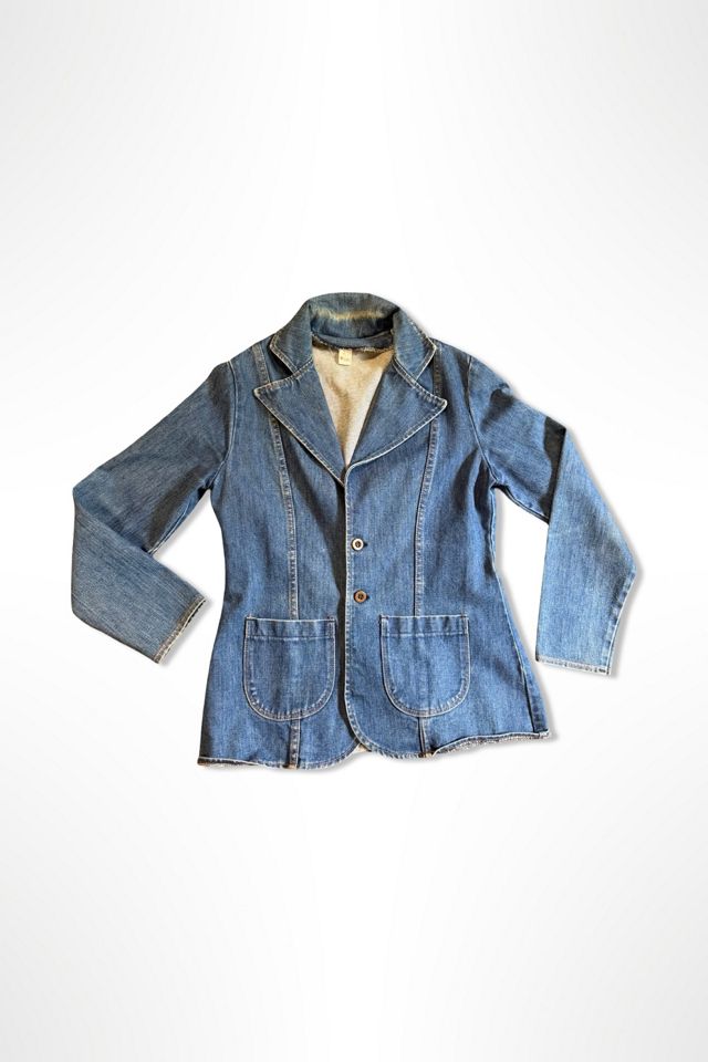1970s Wrangler Western Denim Blazer Jacket Selected By Ritual Vintage #3