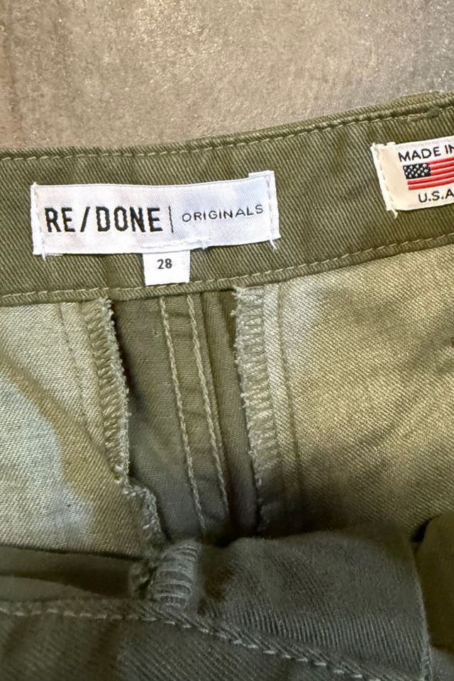 Vintage Reworked Re/Done Military Cargos Selected By Ritual Vintage #3