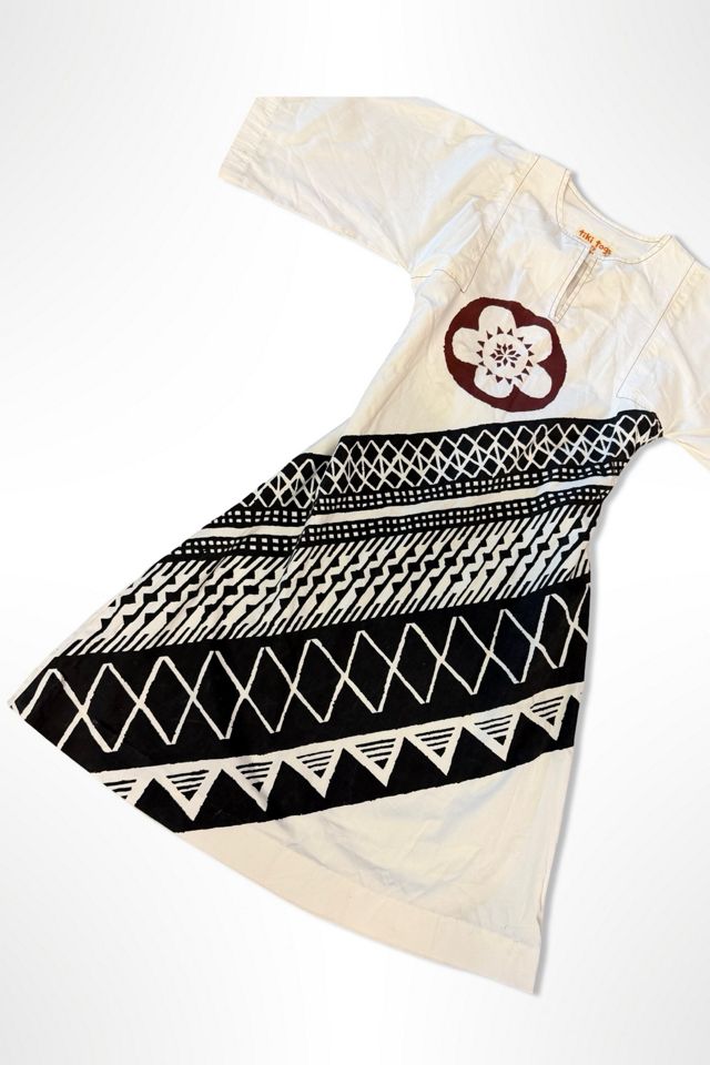 1960s Tiki Togs Batik Printed Caftan Dress Selected By Ritual Vintage #2
