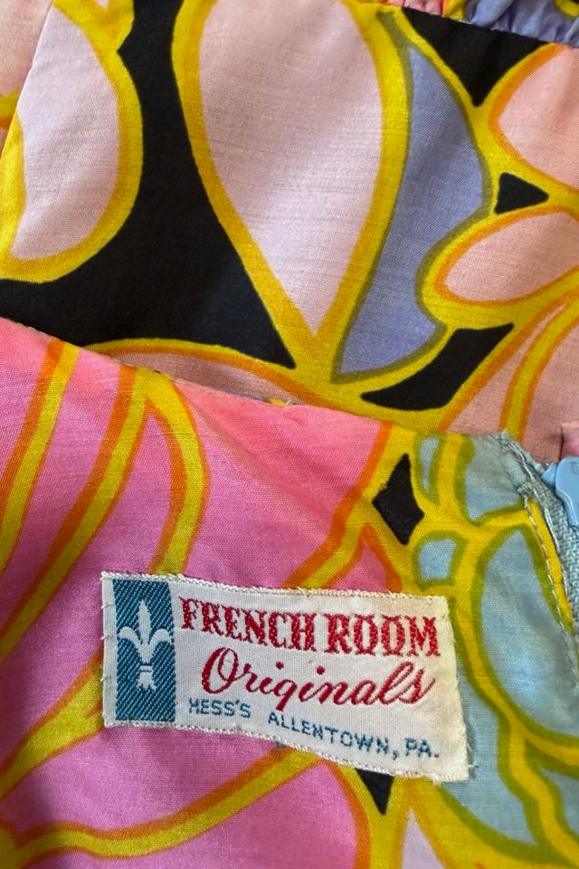 1960s Psychedelic Floral Baby Doll Dress Selected By Ritual Vintage #2