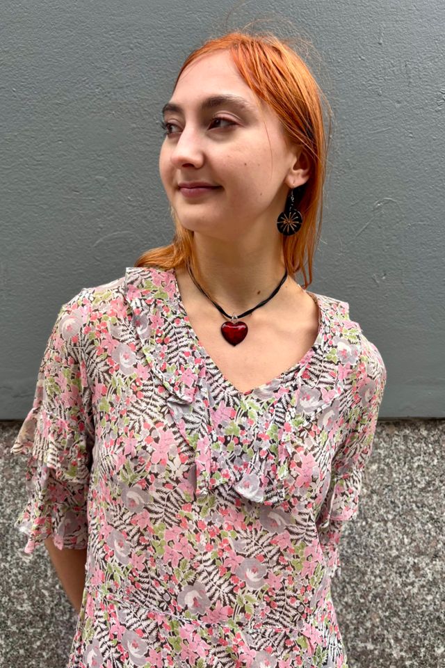 1930-40’s Cotton Print Dress Selected by Nomad Vintage #1