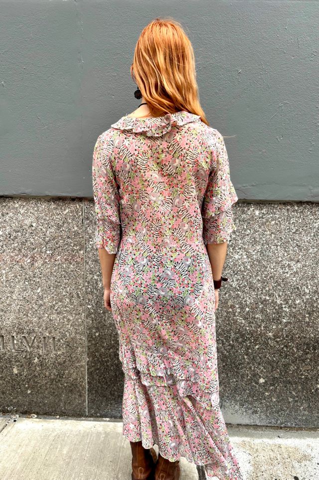 1930-40’s Cotton Print Dress Selected by Nomad Vintage #3
