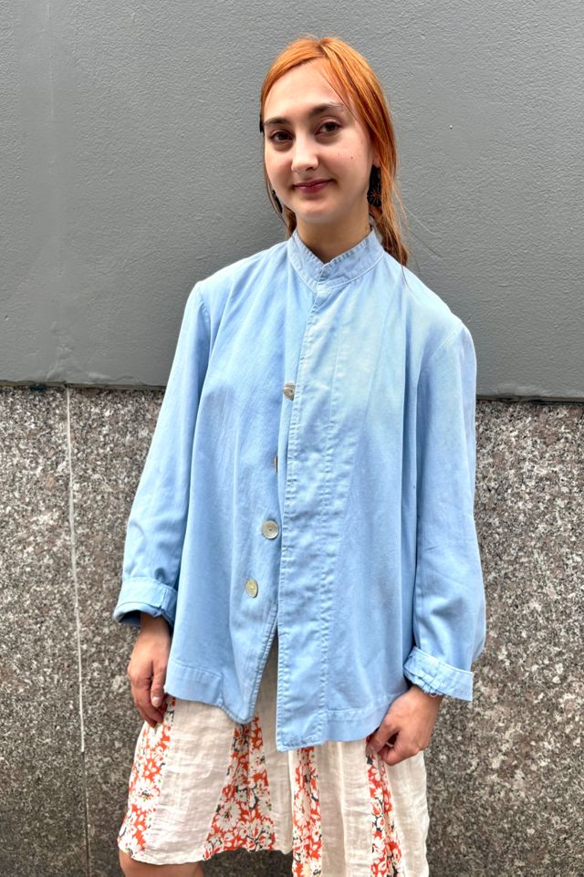 Vintage Mid-Century Distressed French Waiter’s Coat Selected by Nomad Vintage #2