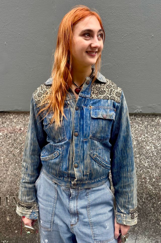 1970’s Wrangler Distressed Patchwork Denim Jacket Selected by Nomad Vintage #2
