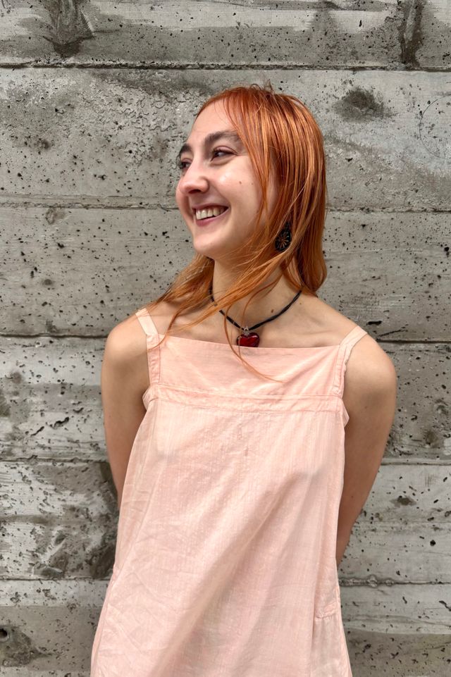 Vintage Peach Sundress Selected by Nomad Vintage #2