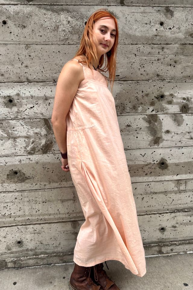 Vintage Peach Sundress Selected by Nomad Vintage #3